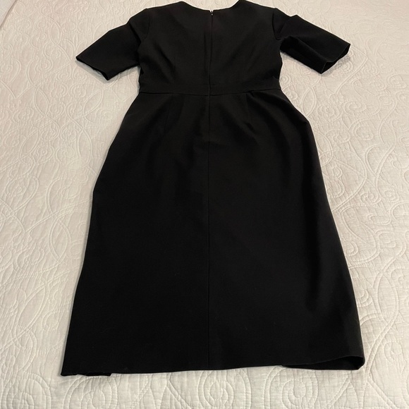 Banana Republic Short Sleeve Faux Wrap Ponte Dress Size 0P - Picture 3 of 12